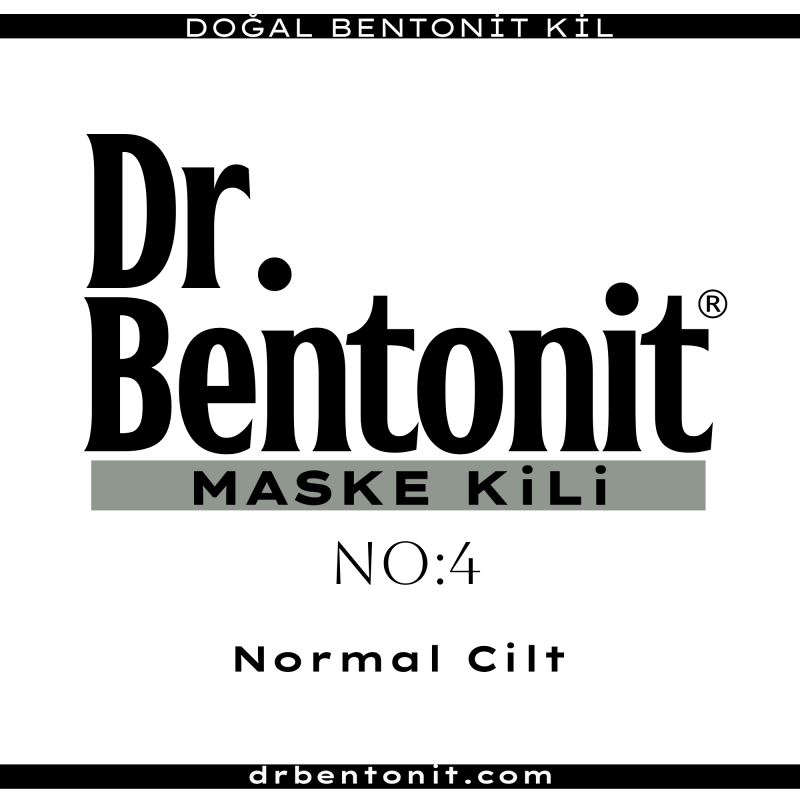 Dr. Bentonit NO:4 Normal Cilt Mozaik Maske Kili + Termal Su