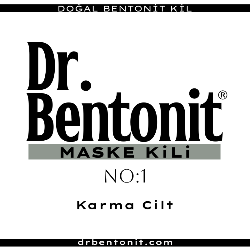 Dr. Bentonit NO:1 Karma Cilt Remineralizasyon Maske Kili + Termal Su